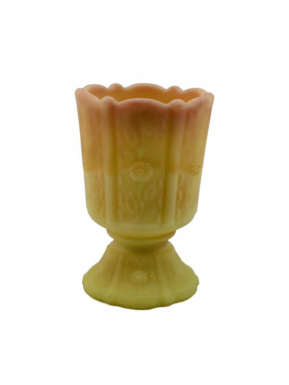 Vtg Fenton Burmese Glass Toothpick Holder 3.5"